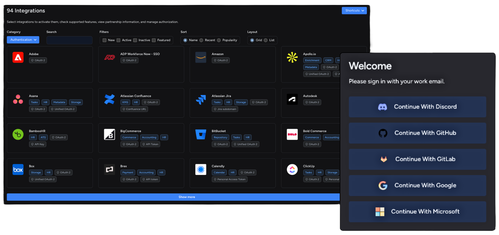 Unified Single-Sign-On